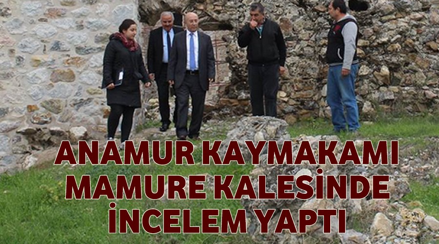 Kaymakam Mamure kalesinde inceleme yapt