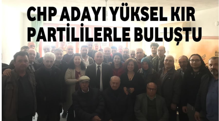 Yksel Kr partililerle bulutu