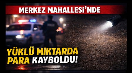 Merkez Mahallesi�nde Y�kl� Miktarda Para Kayboldu�u bildirildi
