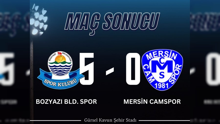 Bozyaz gol oldu yad 5-0 