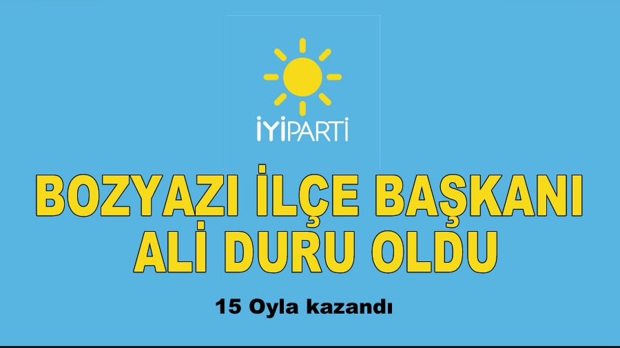 Ali Duru yi Parti le bakan oldu