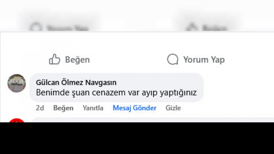 G�lcan Navgas�n�dan Gani Martin�e Tepki: �Benim de �u An Cenazem Var, Ay�p Yapt���n�z�