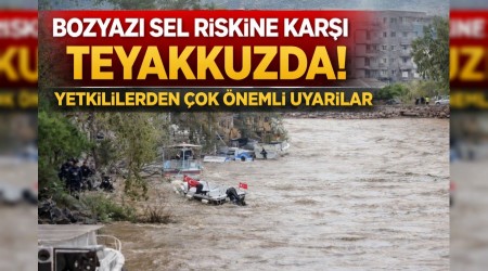Bozyaz� sel riskine kar�� teyakkuzda! Yetkililerden �ok �nemli uyar�lar!
