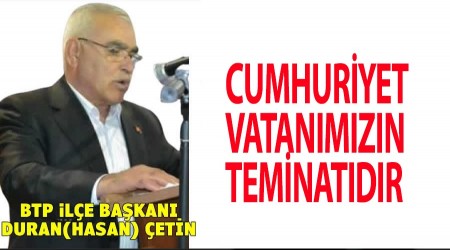 Cumhuriyet Vatanmzn Teminatdr