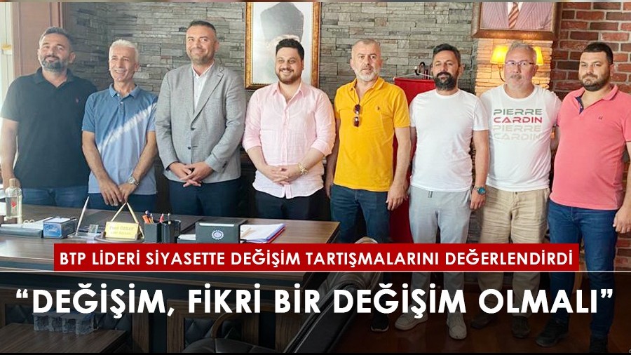 Hseyin Ba Deiim, fikri bir deiim olmal