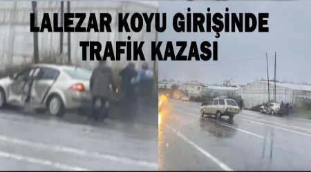 Bozyaz� Lalezar Koyu Giri�inde �ki Ara� �arp��t�