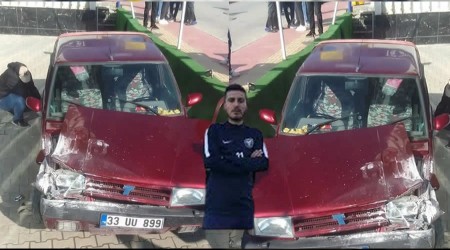 Eski futbolcumuz trafik kazas geirdi