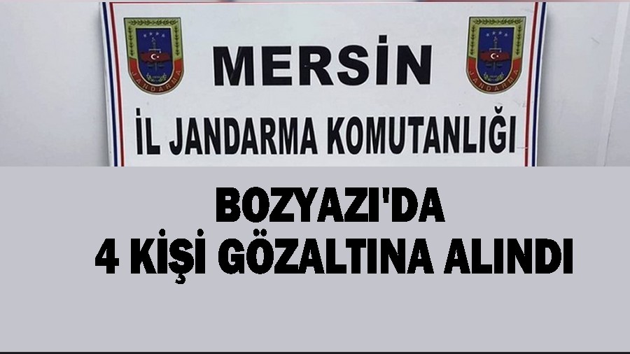 Jandarma 4 kiiyi gzaltna ald