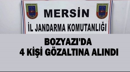 Jandarma 4 kiiyi gzaltna ald