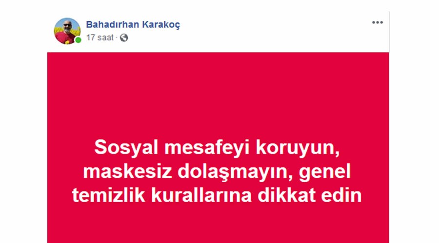 Dr.Bahadrhan Karako yine uyard!