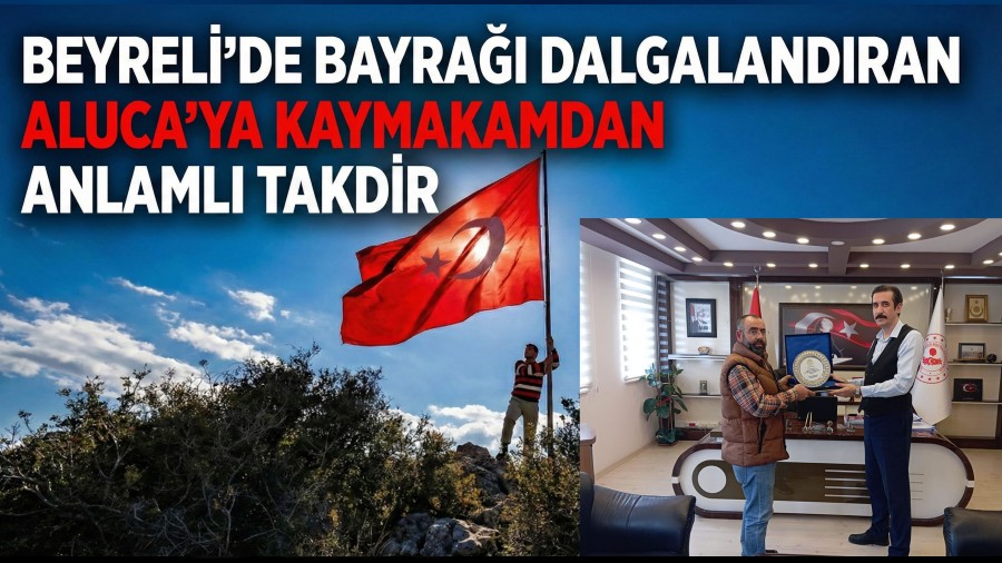 Bayra��m�z� Dalgaland�ran Aluca�ya Kaymakamdan Anlaml� Takdir