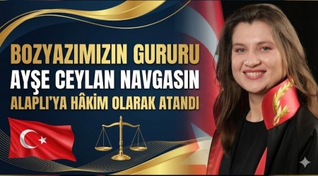Bozyazmzn Gururu; Aye Ceylan Navgasn Alaplya Hkim Olarak Atand