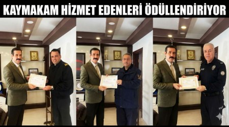 Kaymakam Topsakalo�lu�ndan Hizmet Edenleri �d�llendiriyor