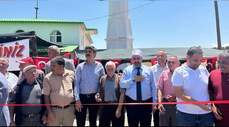 Yklan minare tamir edildi dualarla eliinde cami ibadete ald