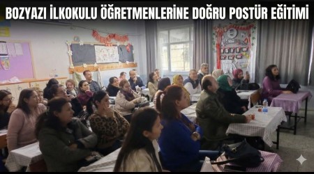 Bozyaz� �lkokulu ��retmenlerine Do�ru Post�r E�itimi