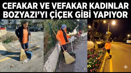 Cefak�r ve Vefak�r Kad�nlar Bozyaz��y� �i�ek Gibi Yap�yor