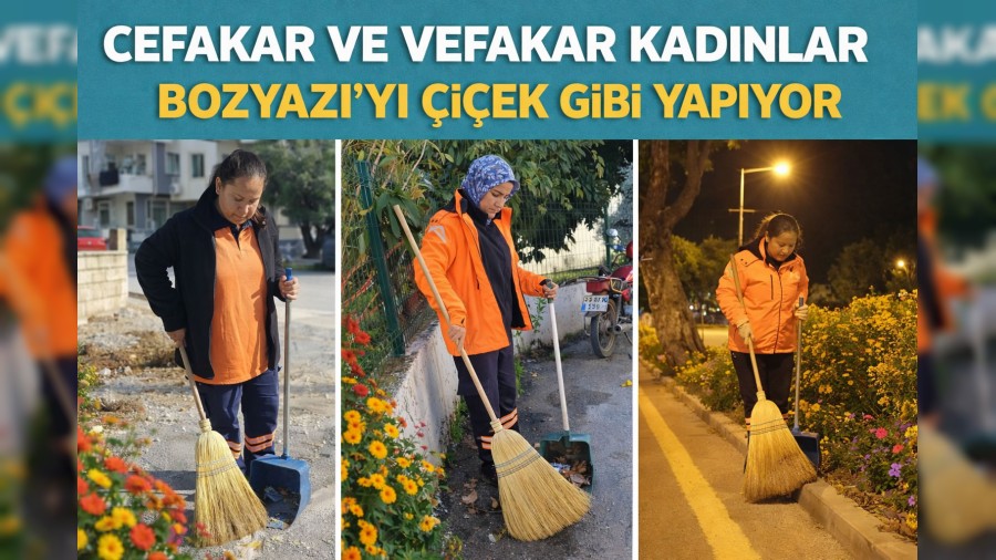 Cefak�r ve Vefak�r Kad�nlar Bozyaz��y� �i�ek Gibi Yap�yor