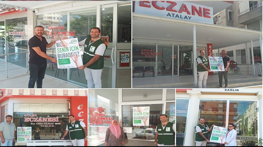 Yeilay eczaneleri ziyaret ederek net mesaj verdi