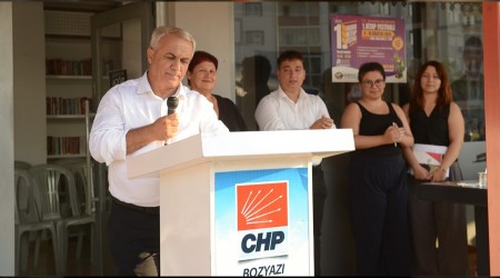 CHP Bozyaz le Bakan Aday Veli Bahar adaylktan ekildi